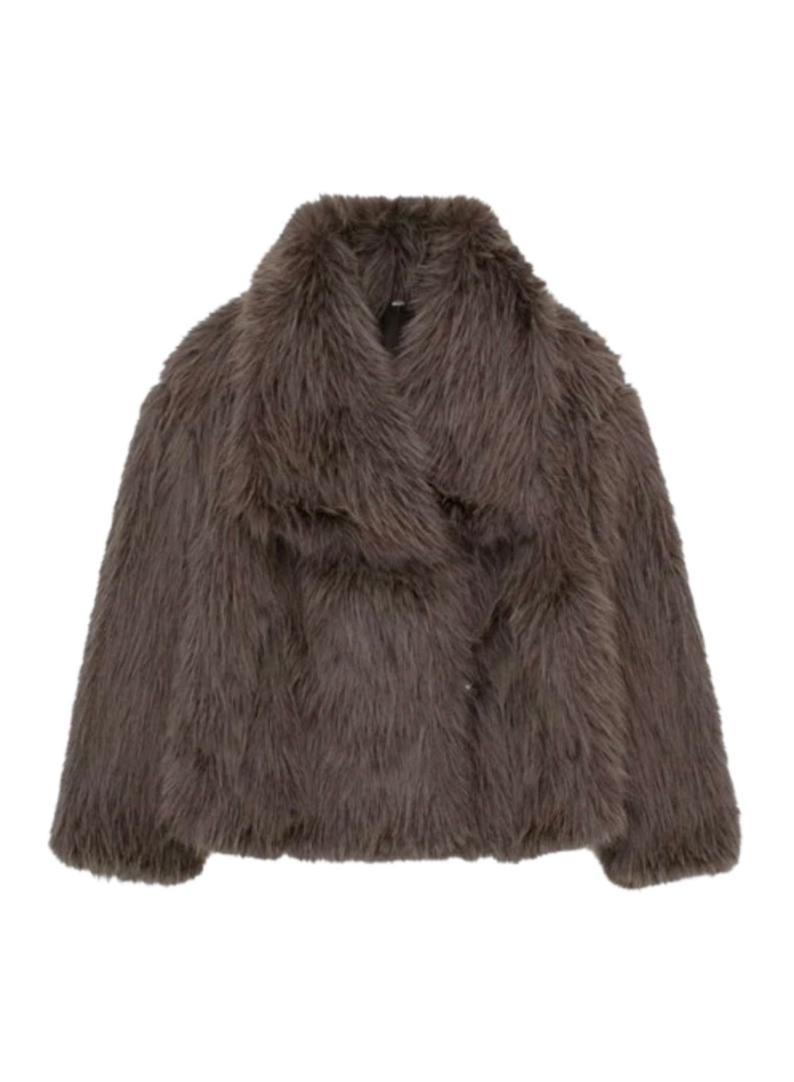 Luxe Vibes Paris™ Fourrure écologique fur Marron